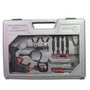 Kroma Hobby Tool Kit Model 847 Magnifier Box Knife Glue Gun Screwdrivers
